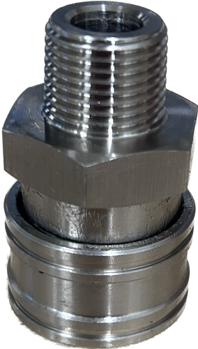 Quick Connect 3/8" SS Socket, M | Sailfish Spray