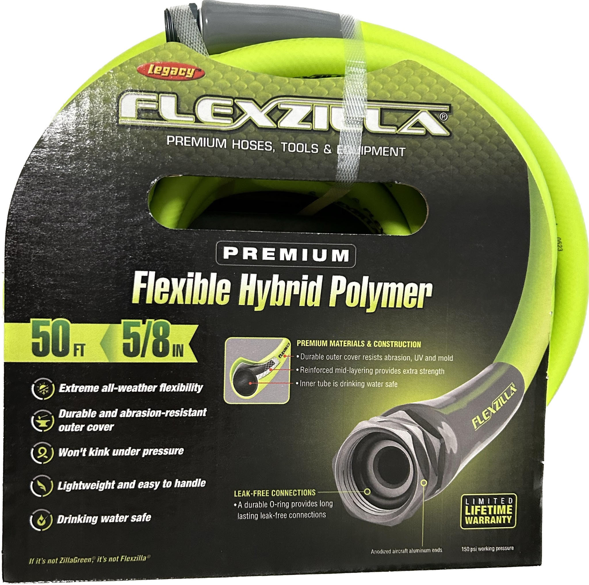 Garden Hose, 5/8" x 50', 3/4"