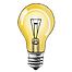 yellow and white light bulb to repreent lighing installation as on of one of River Electric's Sarasota electrical services we provide.