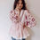 Thumbnail: Maya boho cutwork embroidery blouse