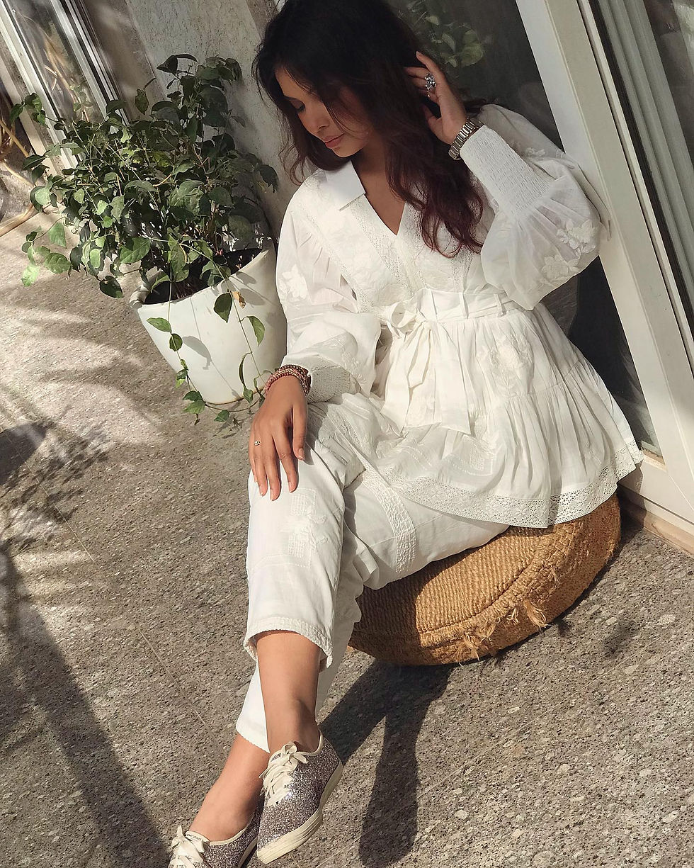 Thumbnail: Malini vintage set 'Top & pants set