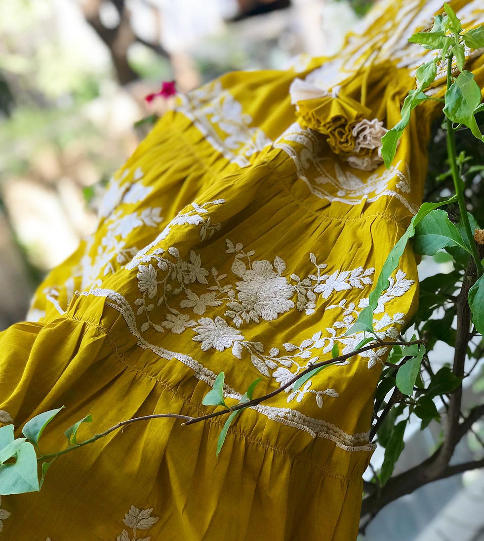 Thumbnail: Consciousness' calf length dress