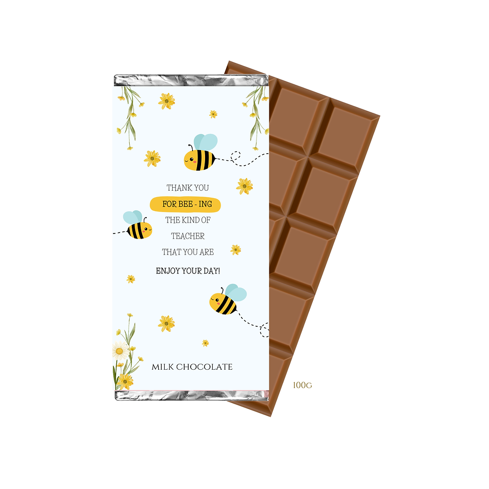 Teacher Appreciation Chocolate Wrapper