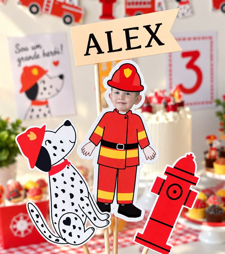 Festa infantil tema Bombeiros