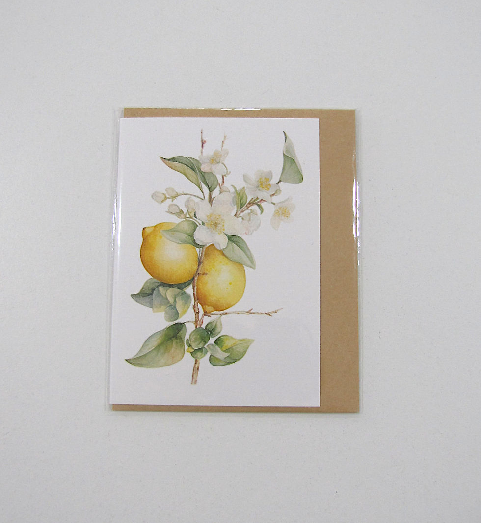 Thumbnail: Lemon Blossom Blank Mini Card