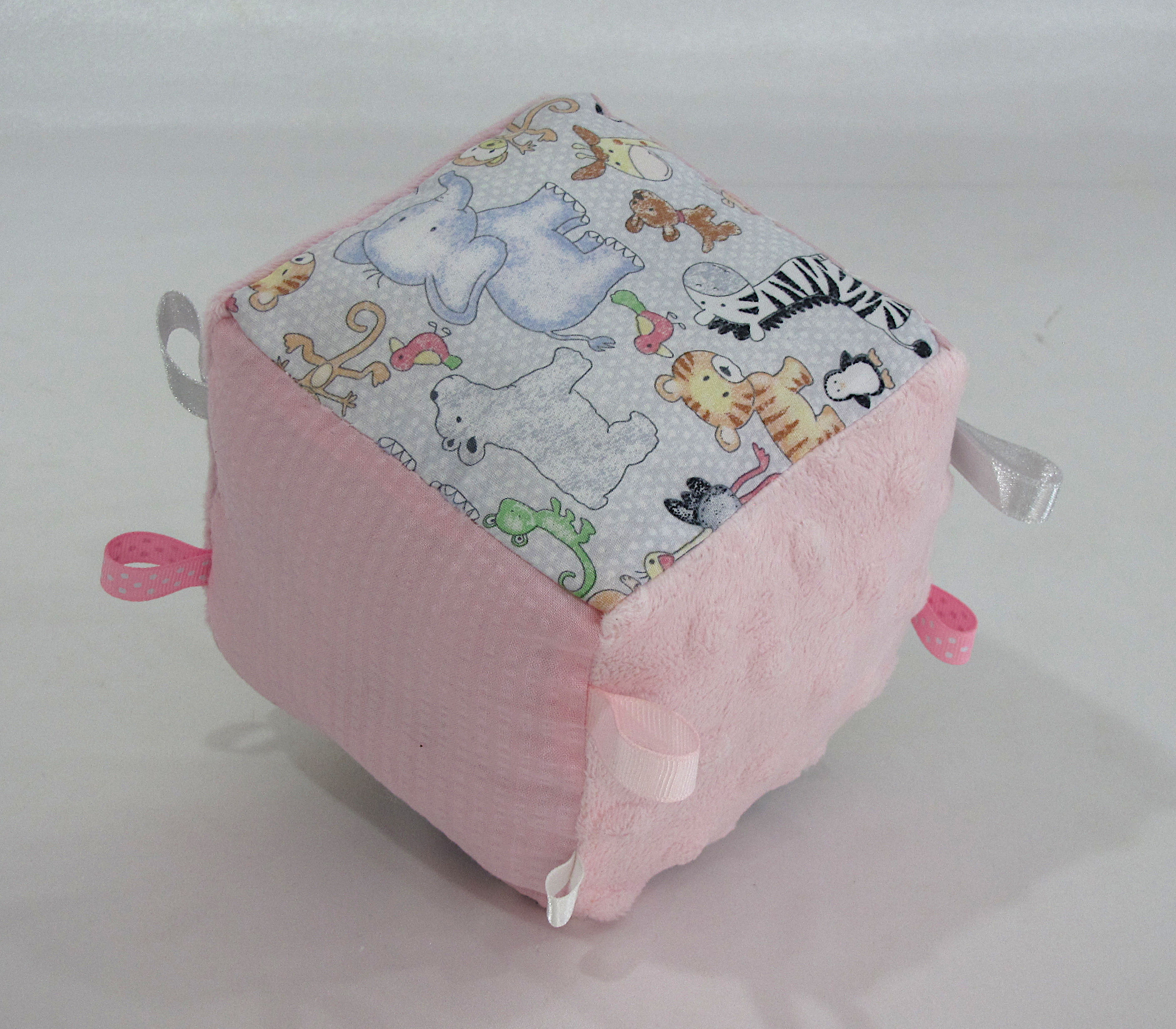 Baby Sensory Cube - Zoo Animals