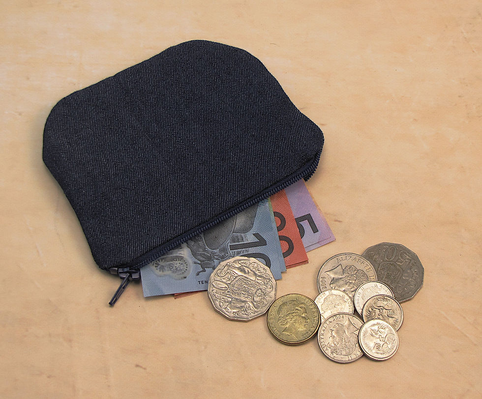 Thumbnail: Denim Crossbody Bag With Optional Pouch