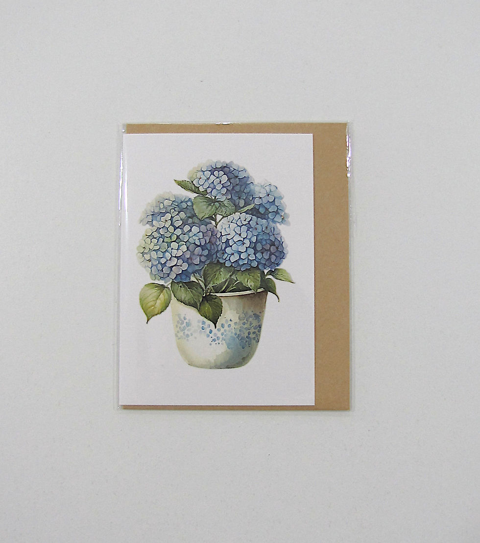 Thumbnail: Flower Pot Blank Mini Cards