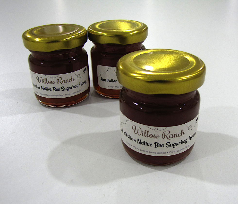 Thumbnail: Australian Native Bee Raw Sugarbag Honey 50g Sample Jar