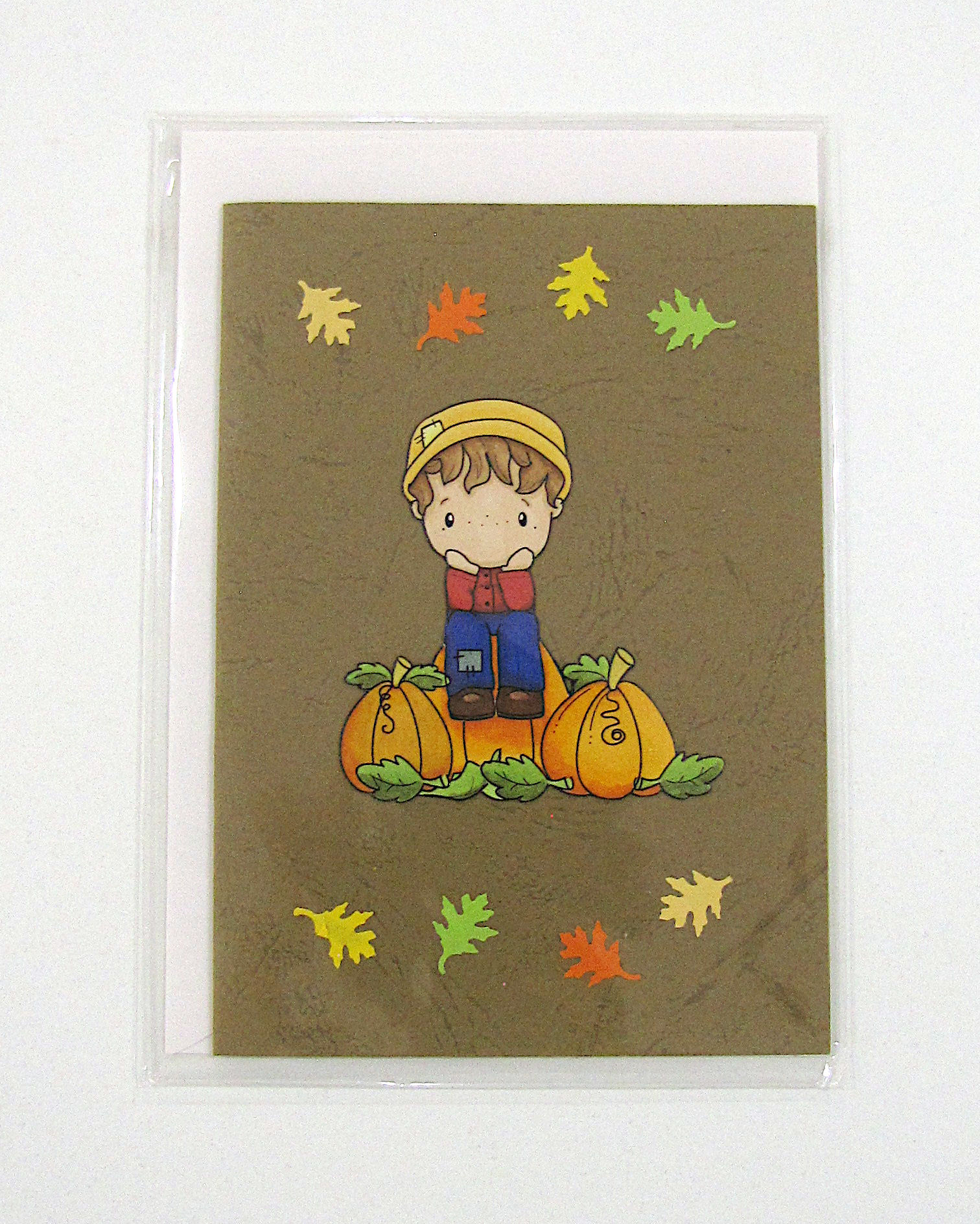 Autumn Ponderings Handcrafted Greeting Card