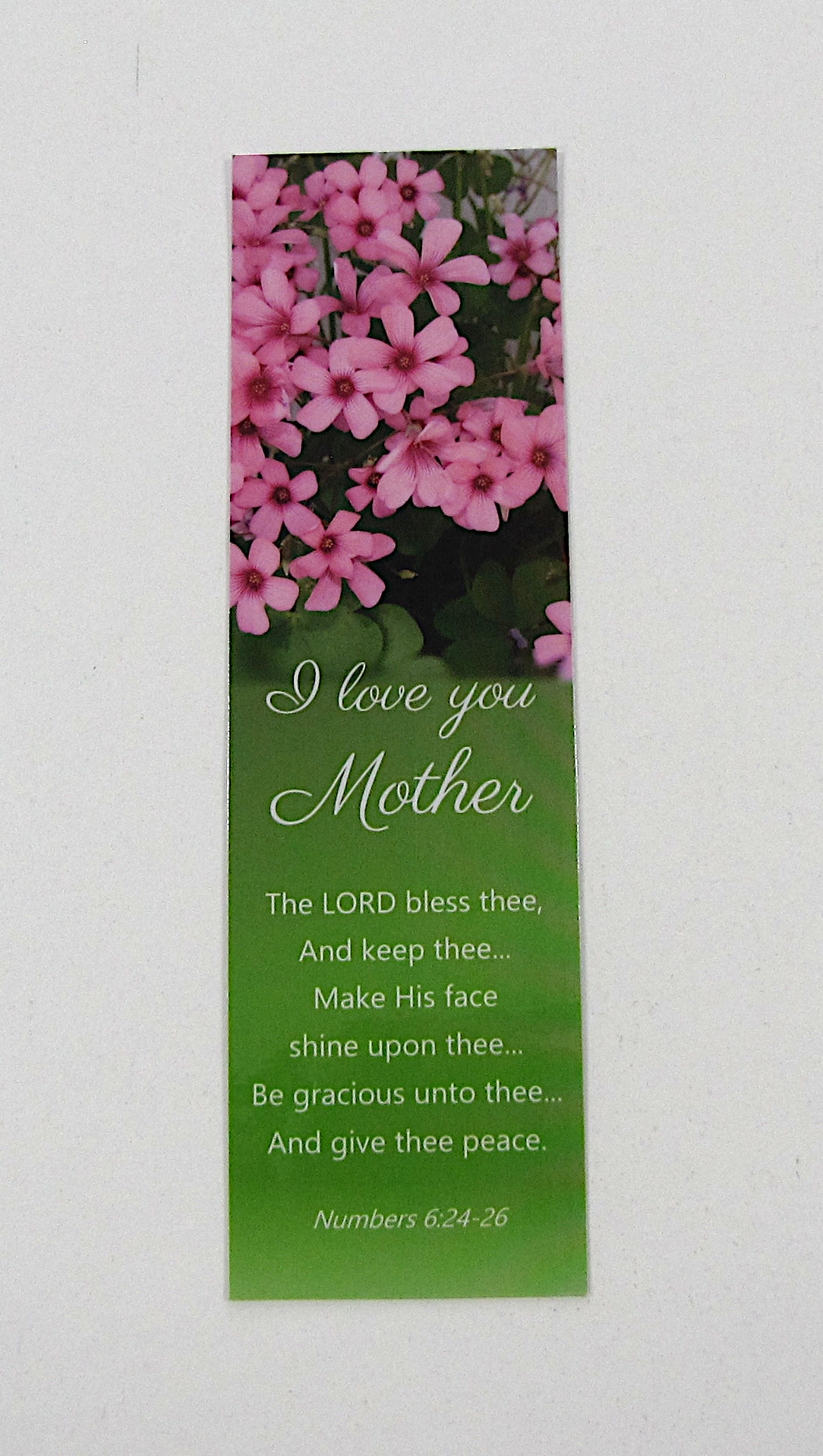 I Love You Mother Bookmark
