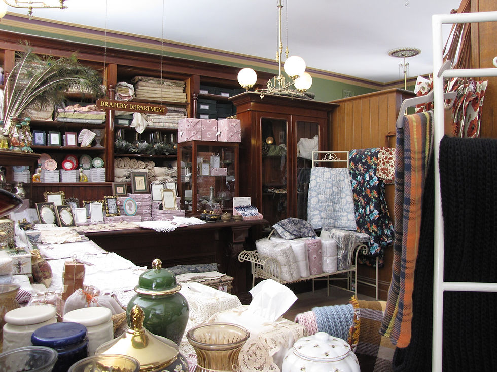 The general store was really fun to look around - and you can buy some products there too!
