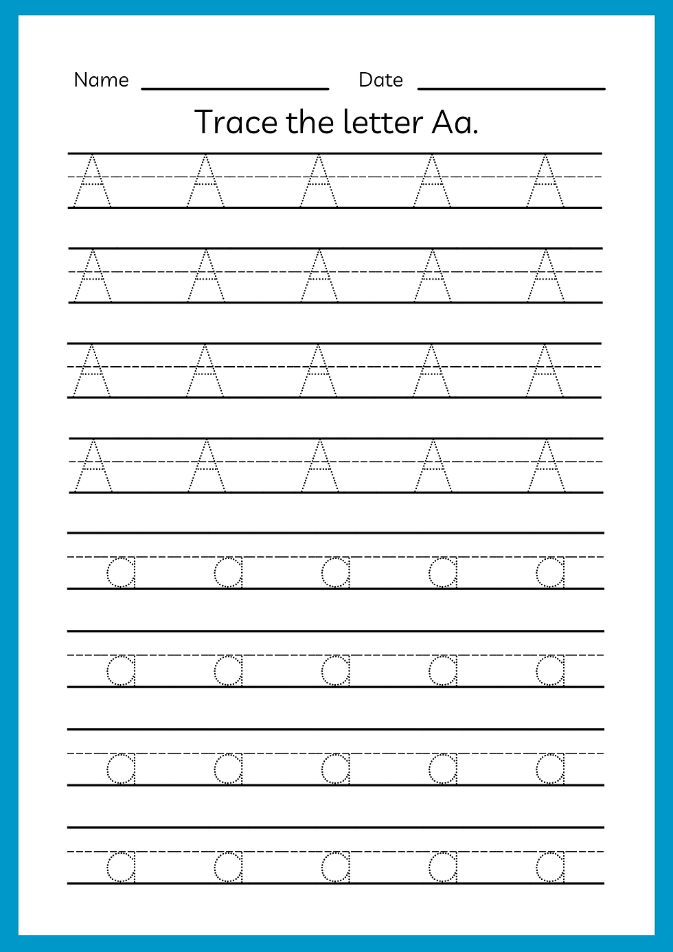 Thumbnail: Preschool Alphabet Workbook in Colorful Illustrative Style