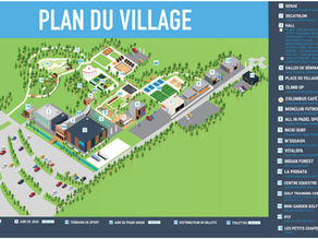Plan accrobranche du Decathlon Village Bouc Bel Air