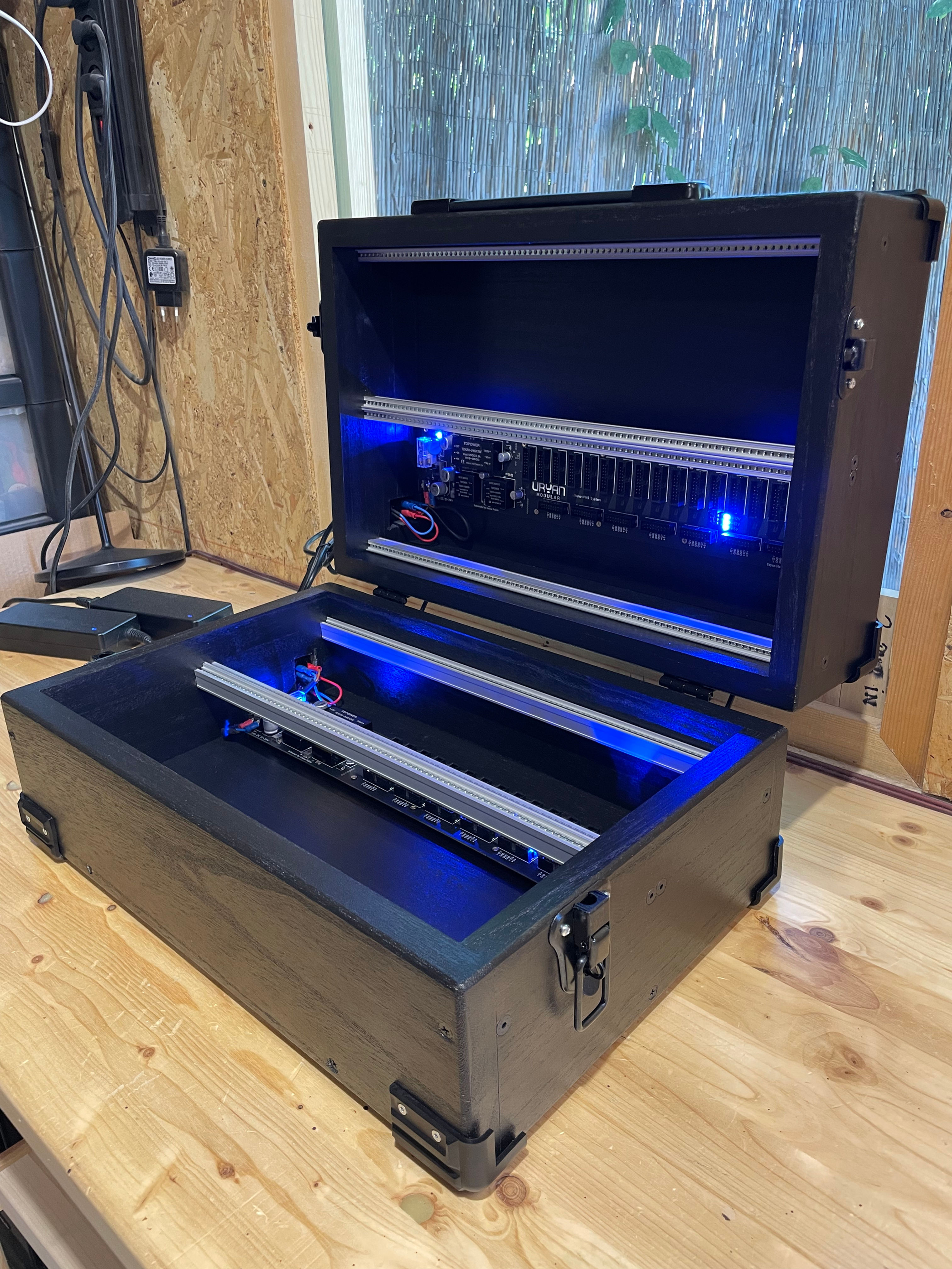 12U double travel case