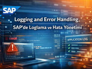 Logging in SAP and Error Handling / SAP’de Loglama ve Hata Yönetimi