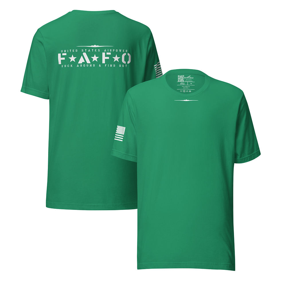 Thumbnail: United States Airpower FAFO B-2A Bomber Unisex T-shirt