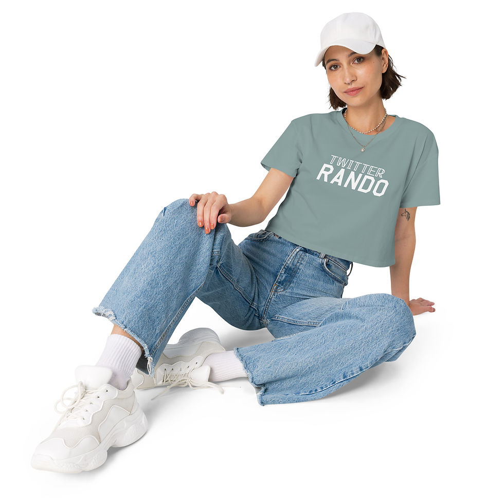 Thumbnail: Twitter Rando Women’s crop top t-shirt