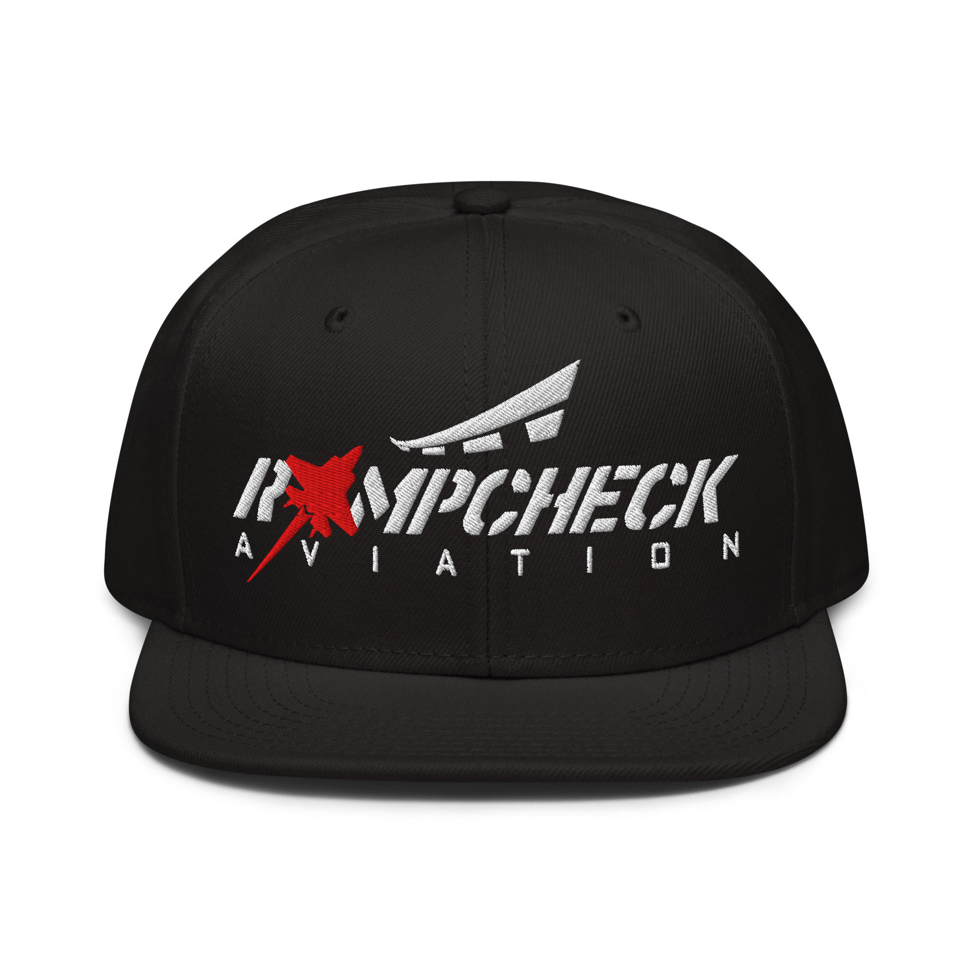 RampCheck Aviation Panther Burner Logo Snapback Hat
