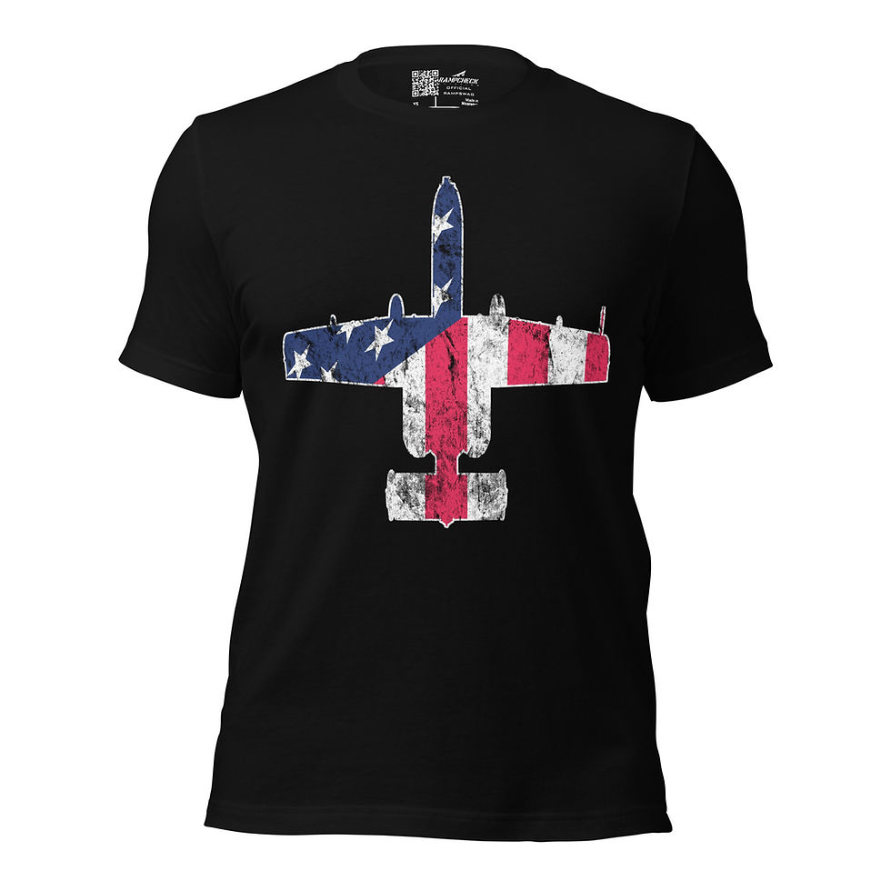 Thumbnail: Americana Warthog Distressed Print Unisex T-shirt