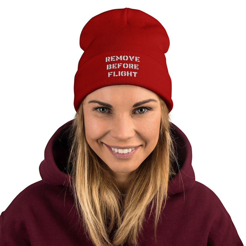 Thumbnail: Remove Before Flight Beanie