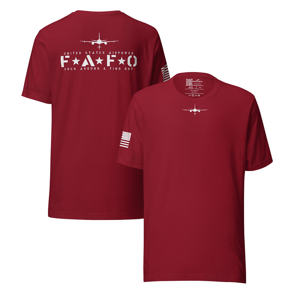 Thumbnail: United States Airpower FAFO KC-46A Tanker Unisex T-shirt