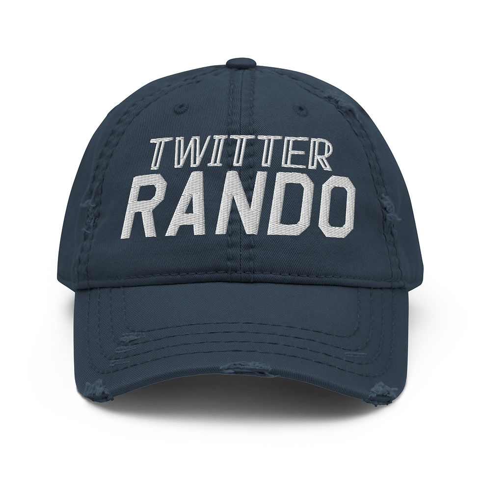 Thumbnail: Twitter Rando Distressed Dad Hat