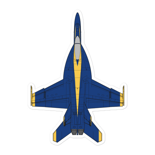 Blue Angels Shield & Banner Shaped Sticker (Naval air Show Navy Jet Blue Angels Shield & Banner Shaped Sticker (Naval air Show Navy Jet