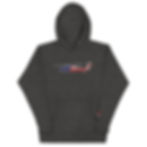 Thumbnail: US Flag Silhouette USA Utility Helicopter Premium Embroidered Unisex Hoodie