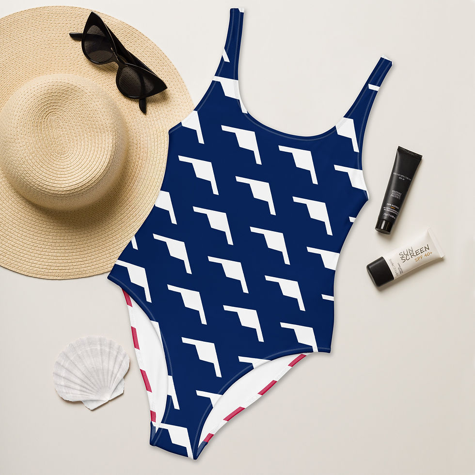 Thumbnail: Americana Raiders and Stripes One-Piece Swimsuit