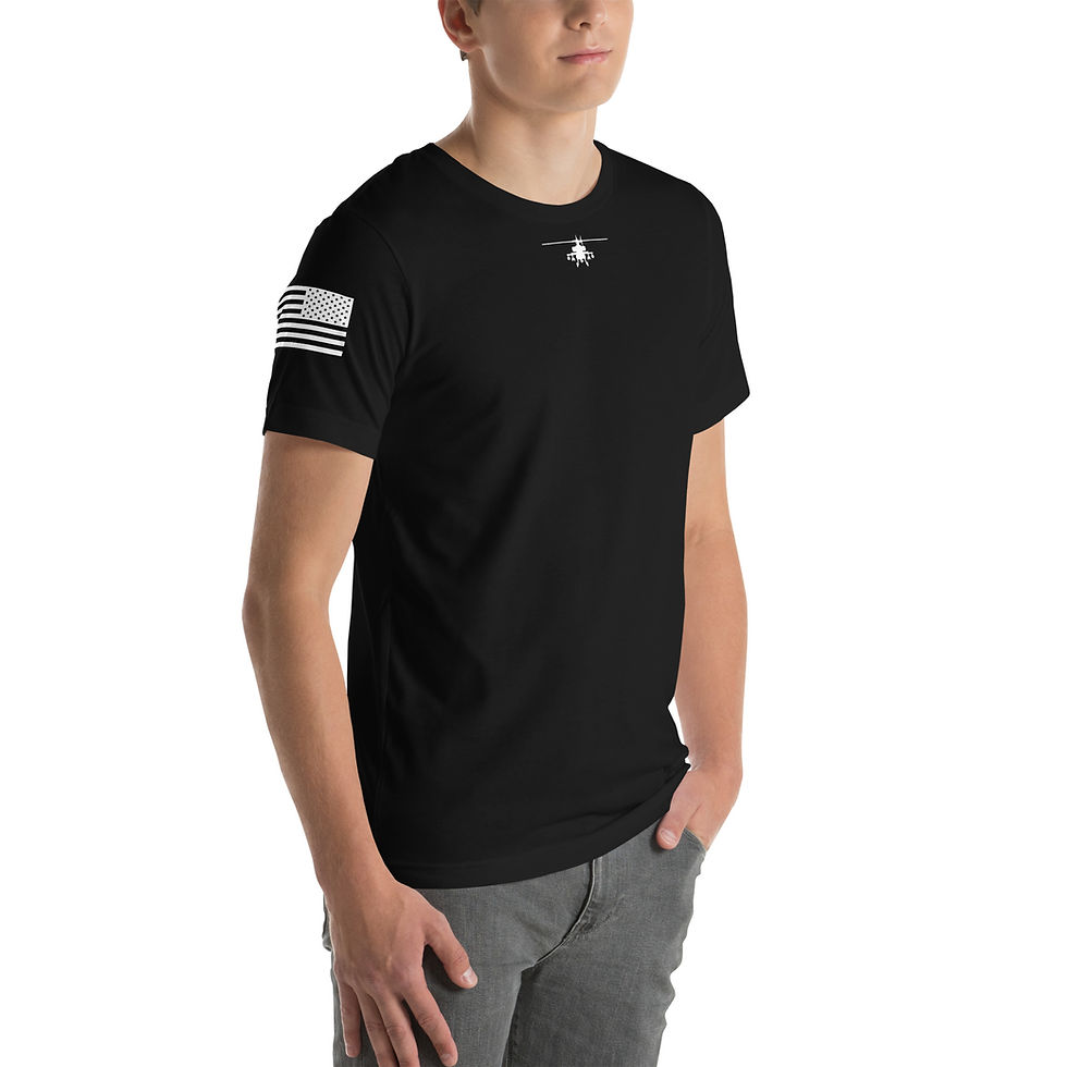 Thumbnail: United States Airpower FAFO AH-64 Attack Helicopter Unisex T-shirt