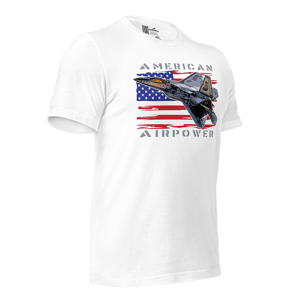 Thumbnail: American Airpower Patriotic Raptor Unisex T-shirt
