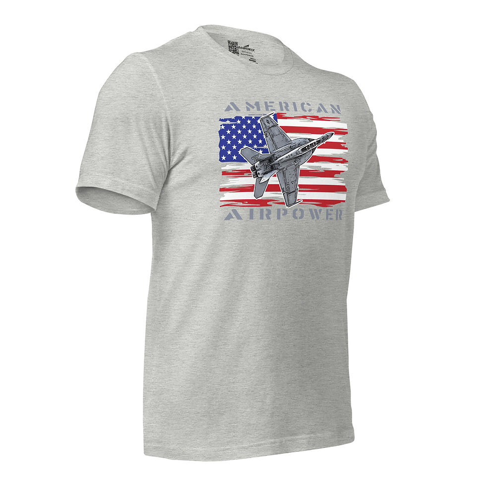 Thumbnail: American Airpower Patriotic Rhino Unisex T-shirt