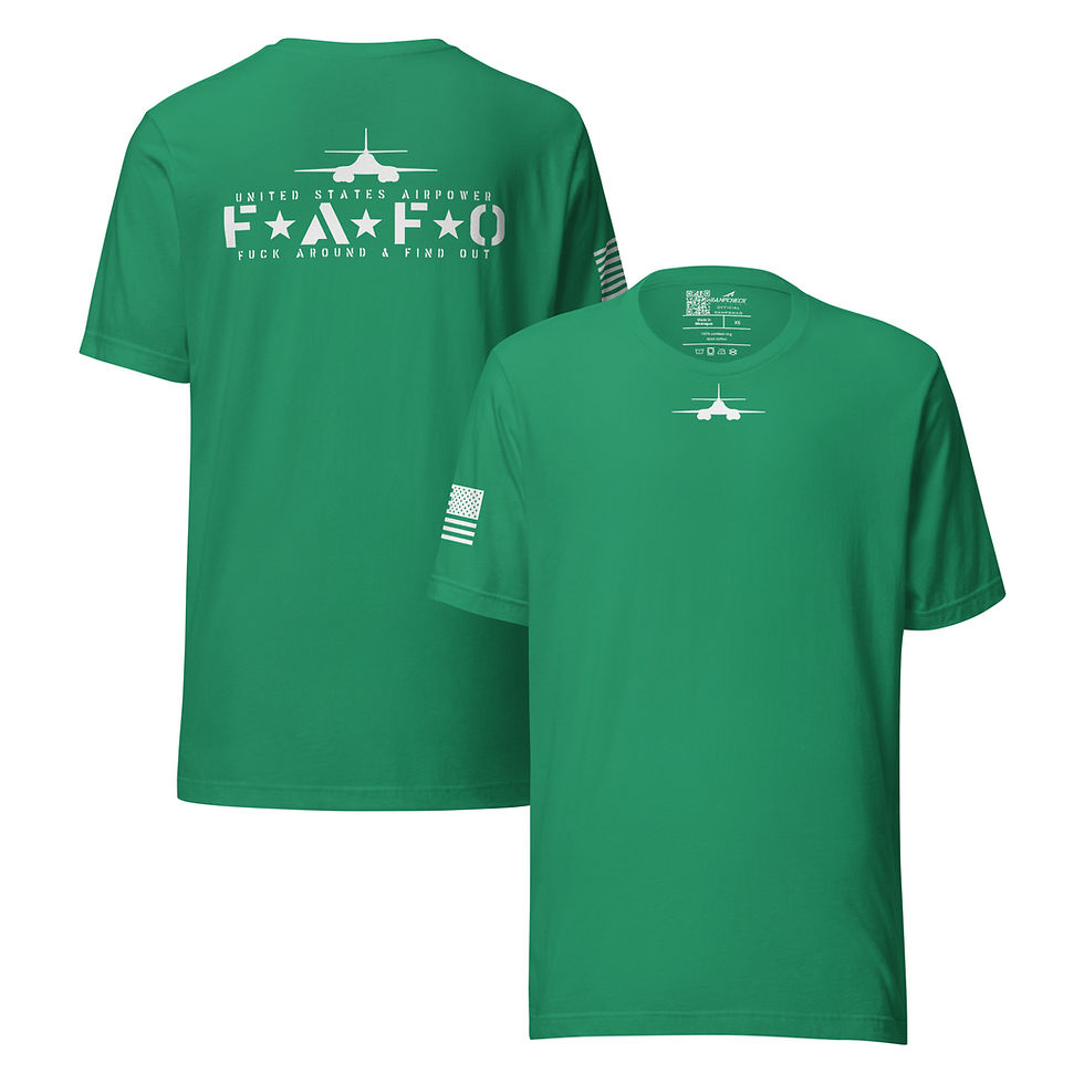 Thumbnail: United States Airpower FAFO B-1B Bomber Unisex T-shirt