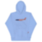 Thumbnail: US Flag Silhouette USAF FRED Transport Premium Embroidered Unisex Hoodie