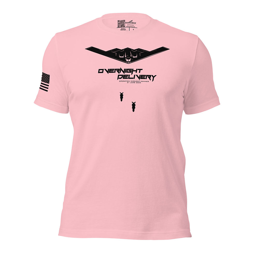 Thumbnail: Operation Midnight Hammer Overnight Delivery B-2 Spirit Unisex t-shirt