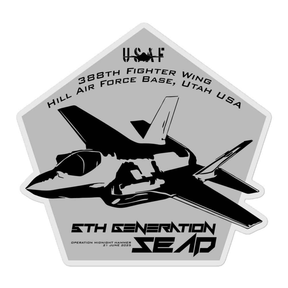Operation Midnight Hammer 388FW 5th Generation SEAD Sticker