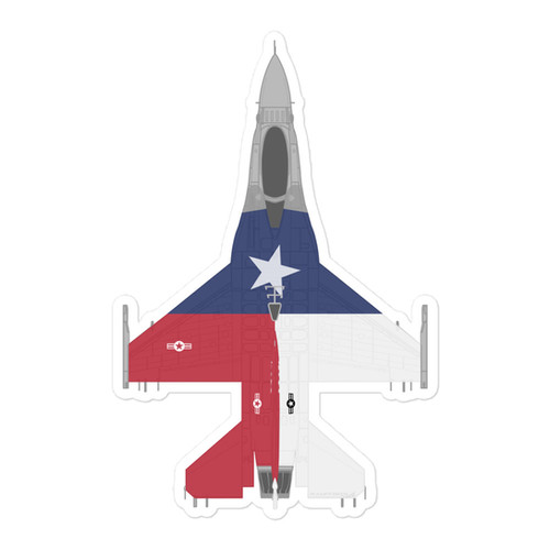USAF 457FS 75 Anniversary Texas Spad Viper Sticker | RampCheck Global