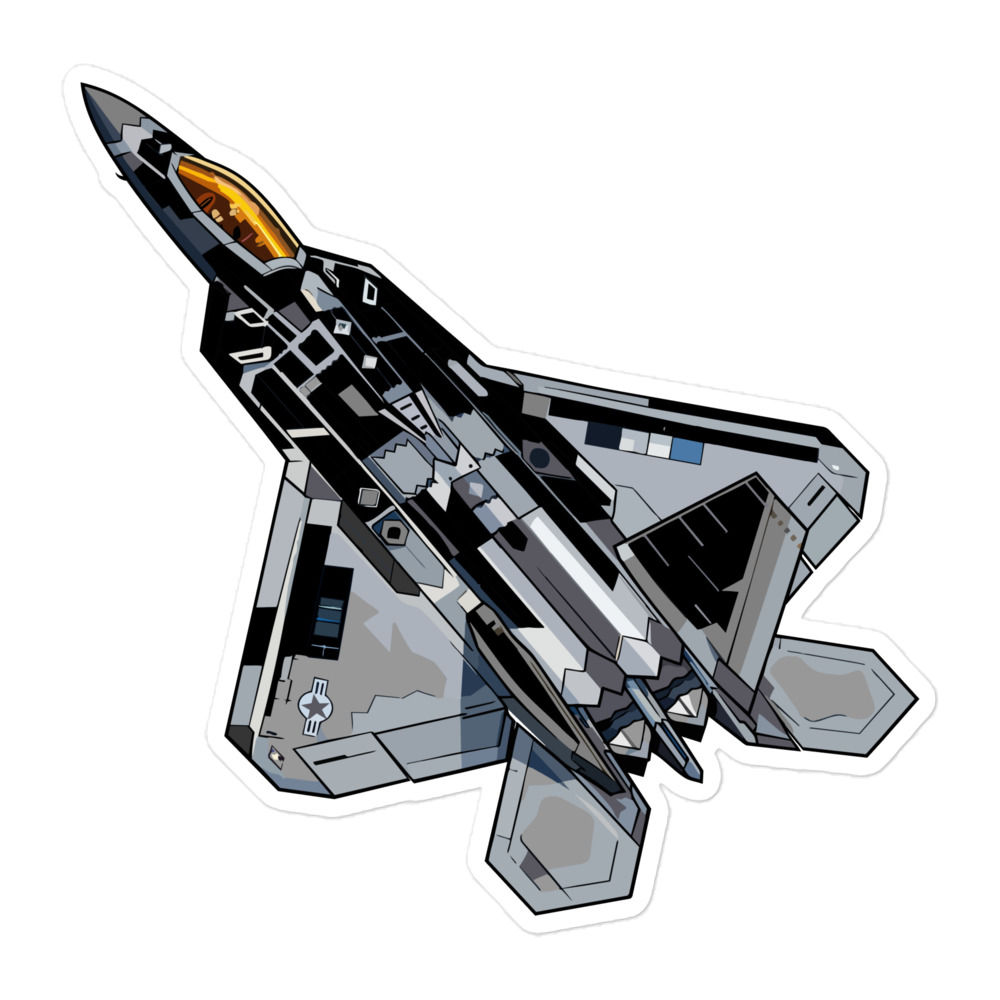 USAF 5th Gen Zombie Inspired Sticker