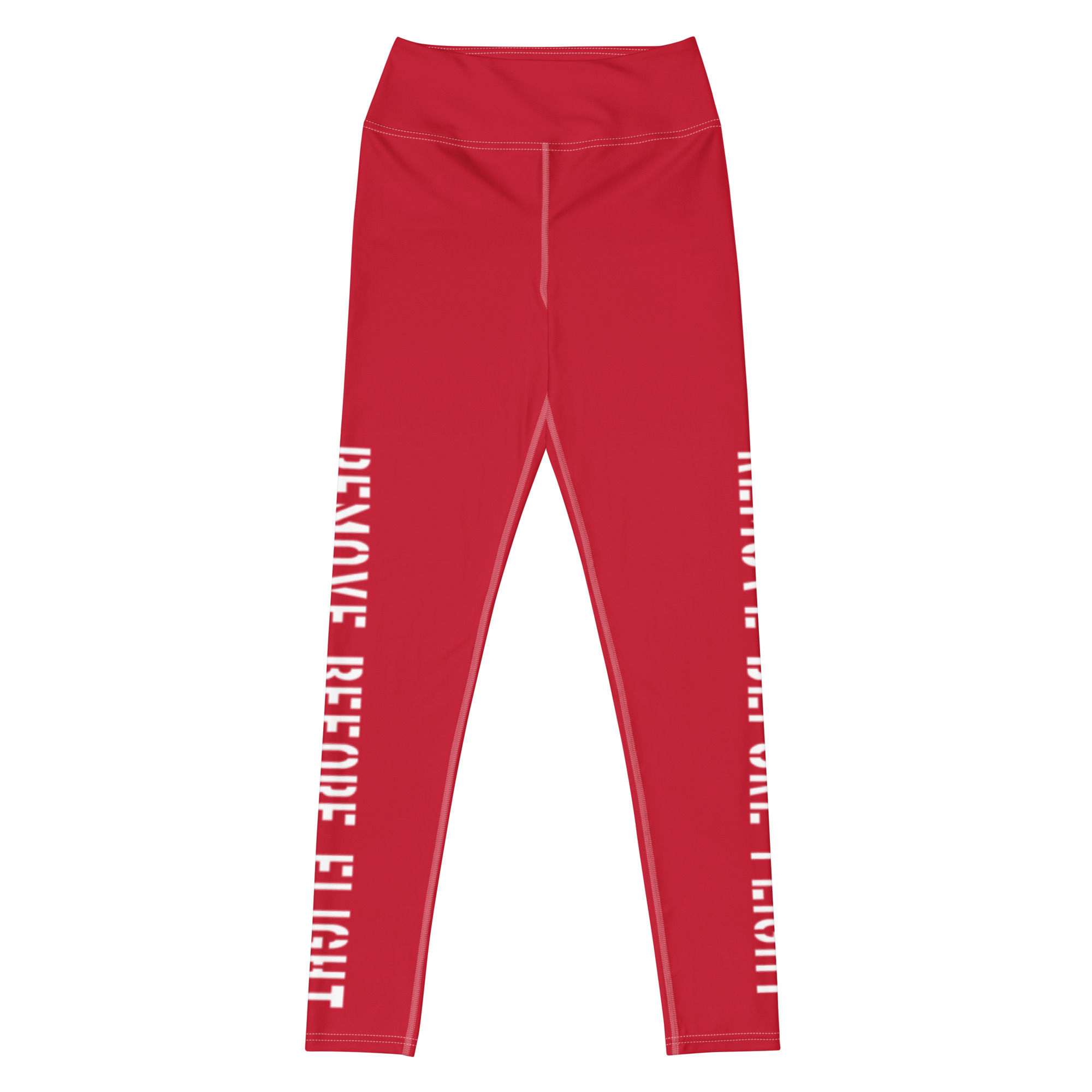 Remove Before Flight Yoga Leggings