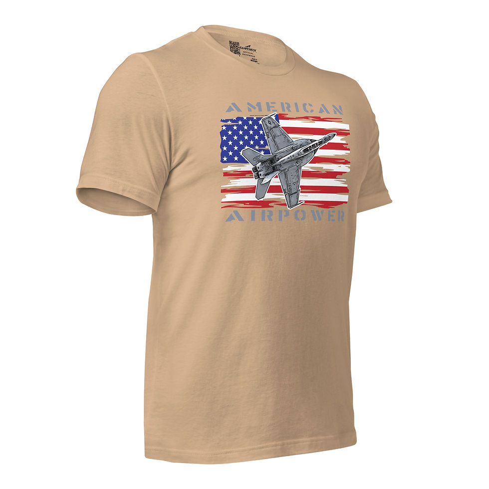 Thumbnail: American Airpower Patriotic Rhino Unisex T-shirt