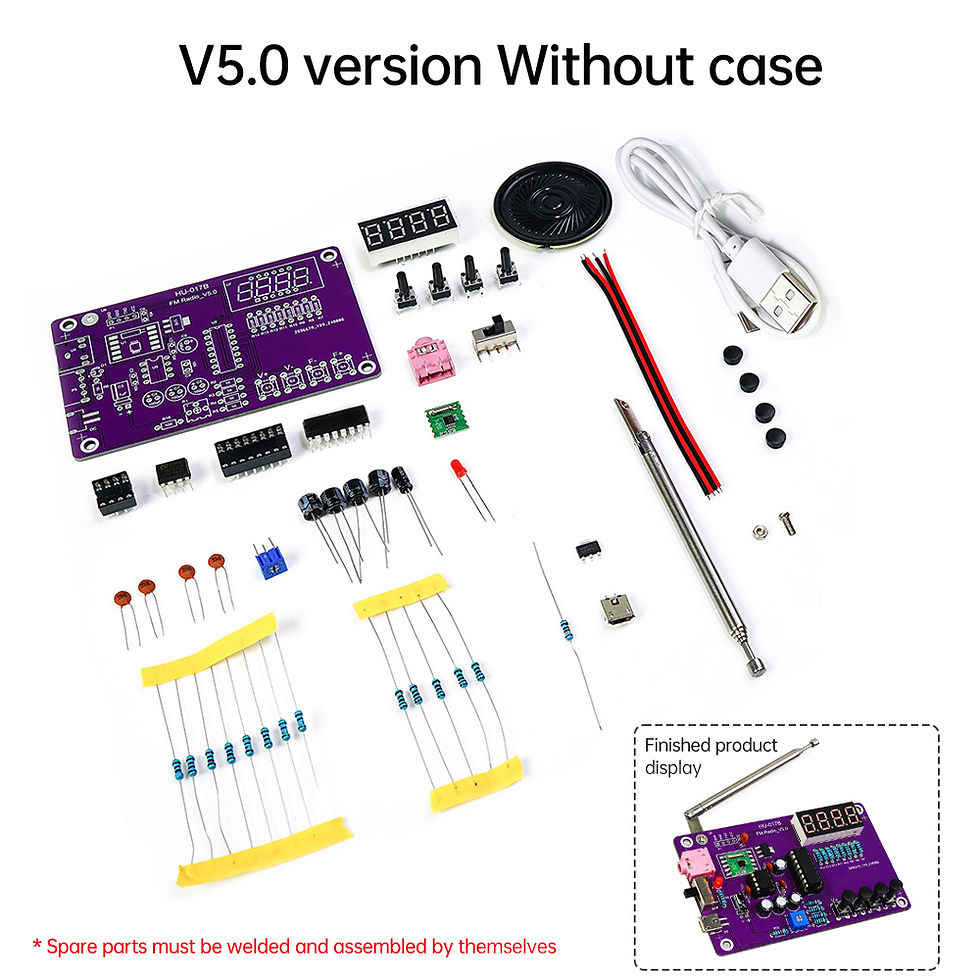 Thumbnail: DIY FM Radio Electronics Kit – STEM Soldering Project with Digital Display