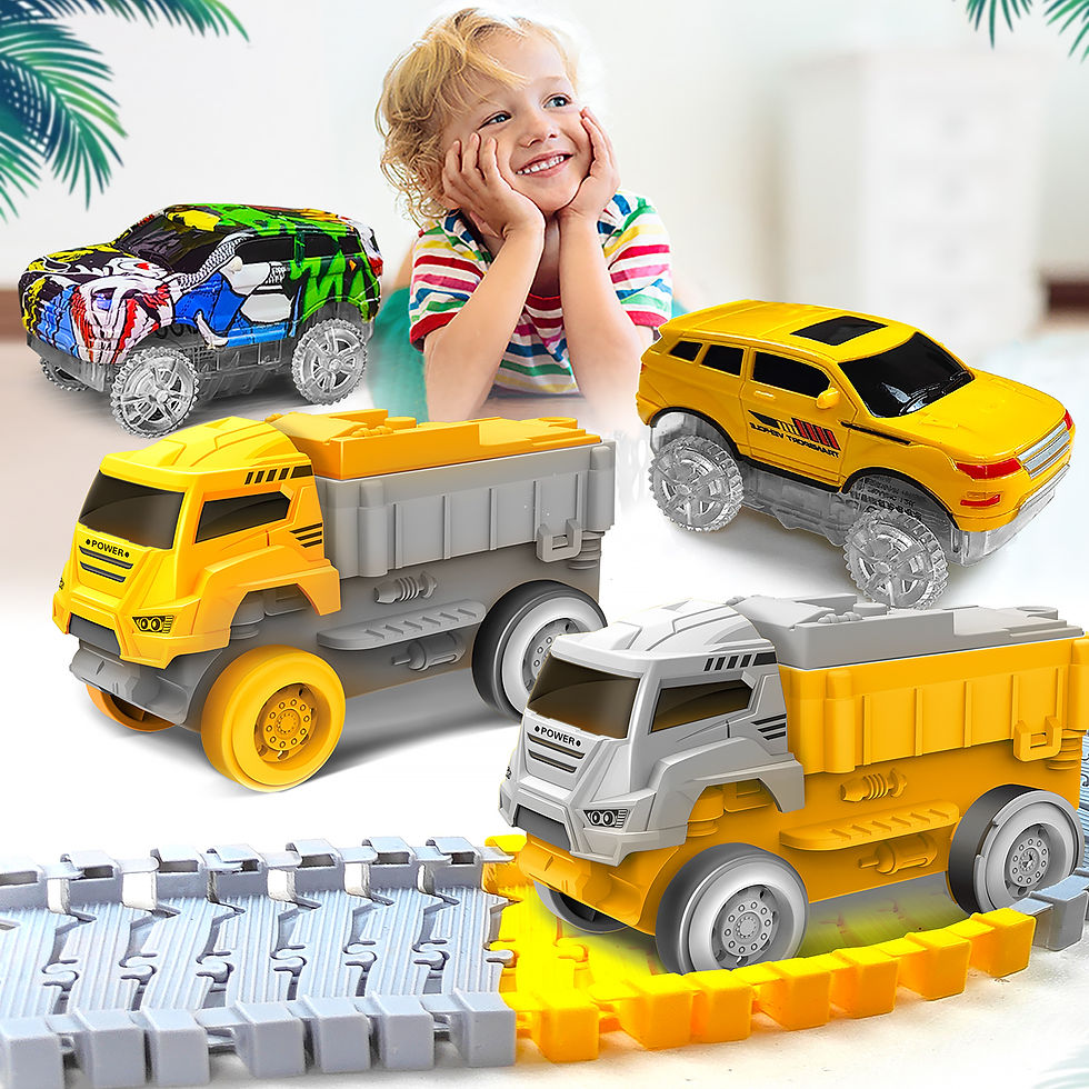 Thumbnail: Kids Flexible Race Track Set – Build-Your-Own Car Adventure Track