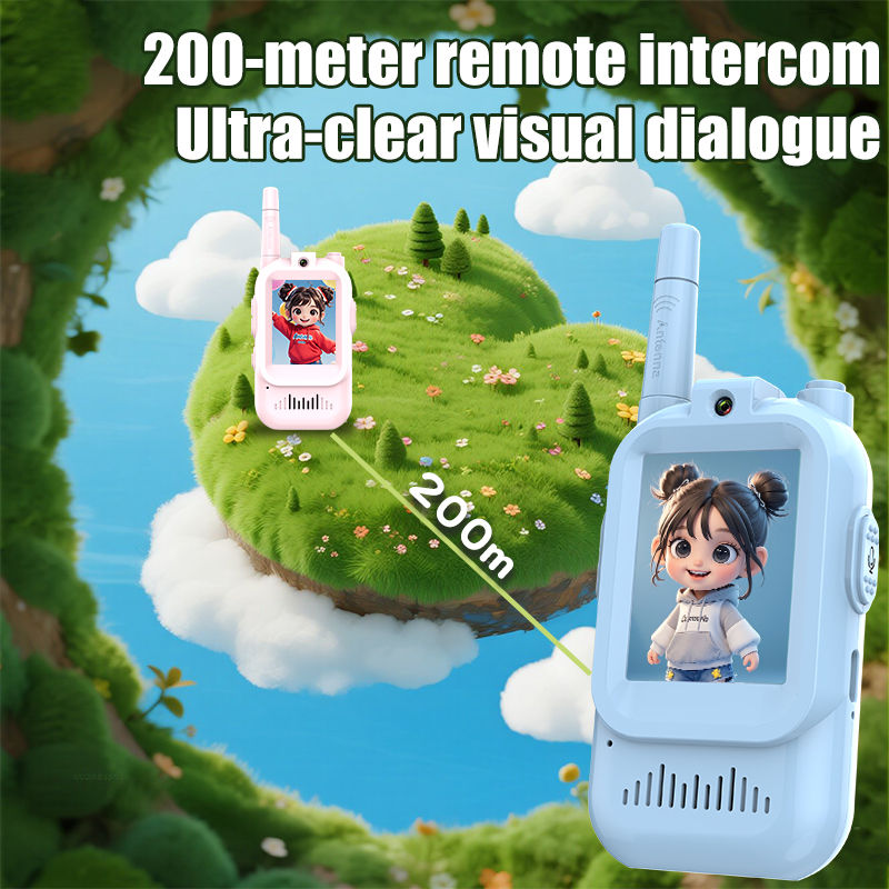 Thumbnail: Kids Video Walkie Talkies – 2-Pack Rechargeable, No Apps, No Wi-Fi