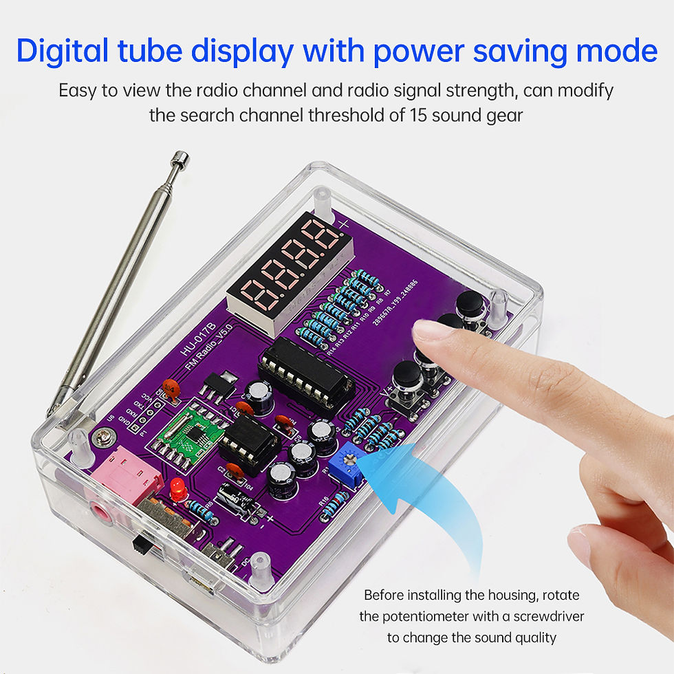 Thumbnail: DIY FM Radio Electronics Kit – STEM Soldering Project with Digital Display