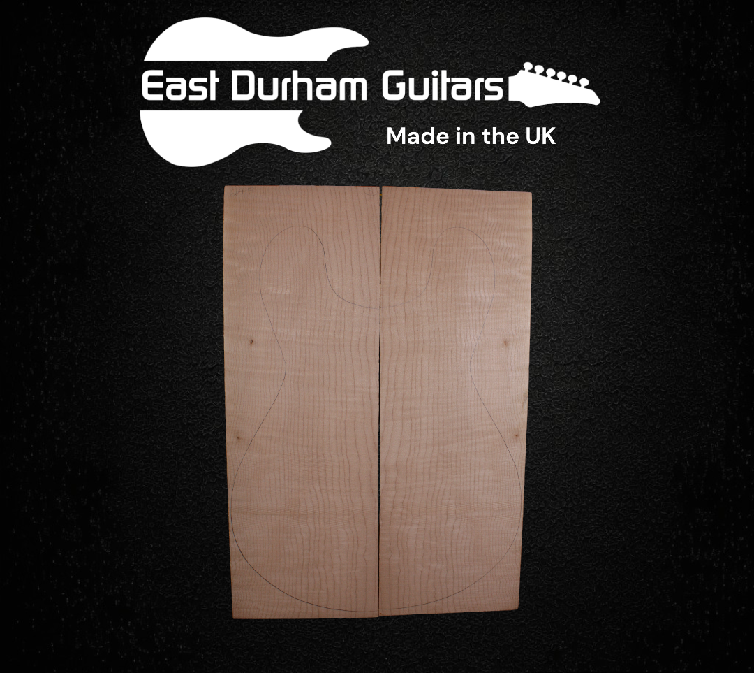 Book matched unjoined Flame maple For guitar /bass 6 mm