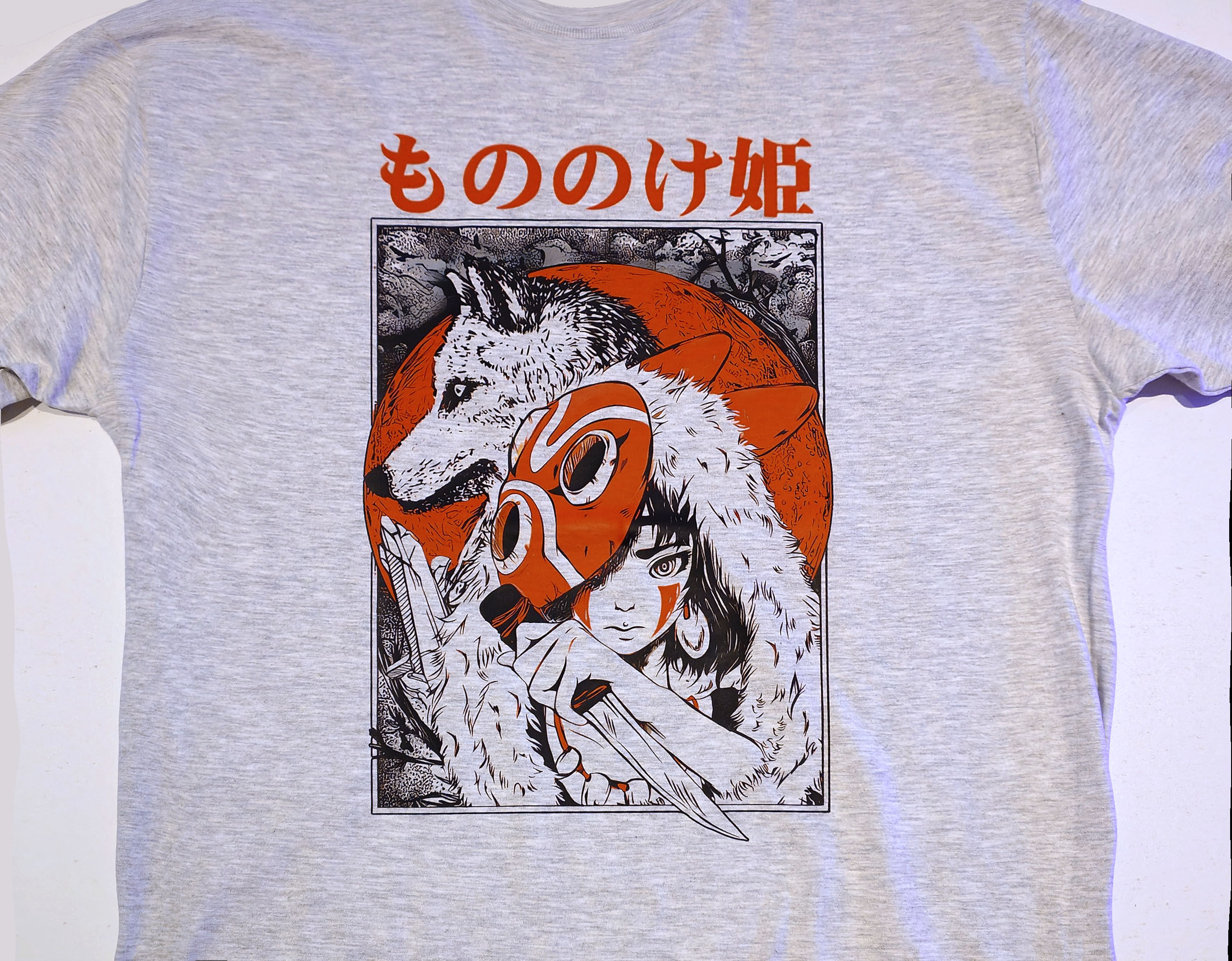 Camiseta - Ghibli - Princesa Mononoke