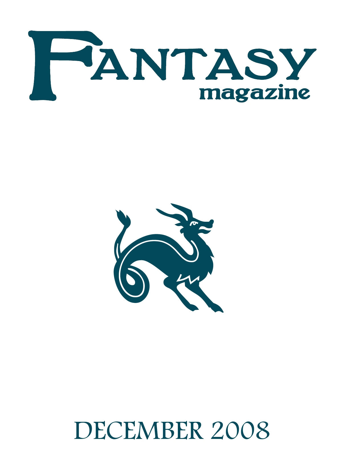 Fantasy Magazine, Issue 21