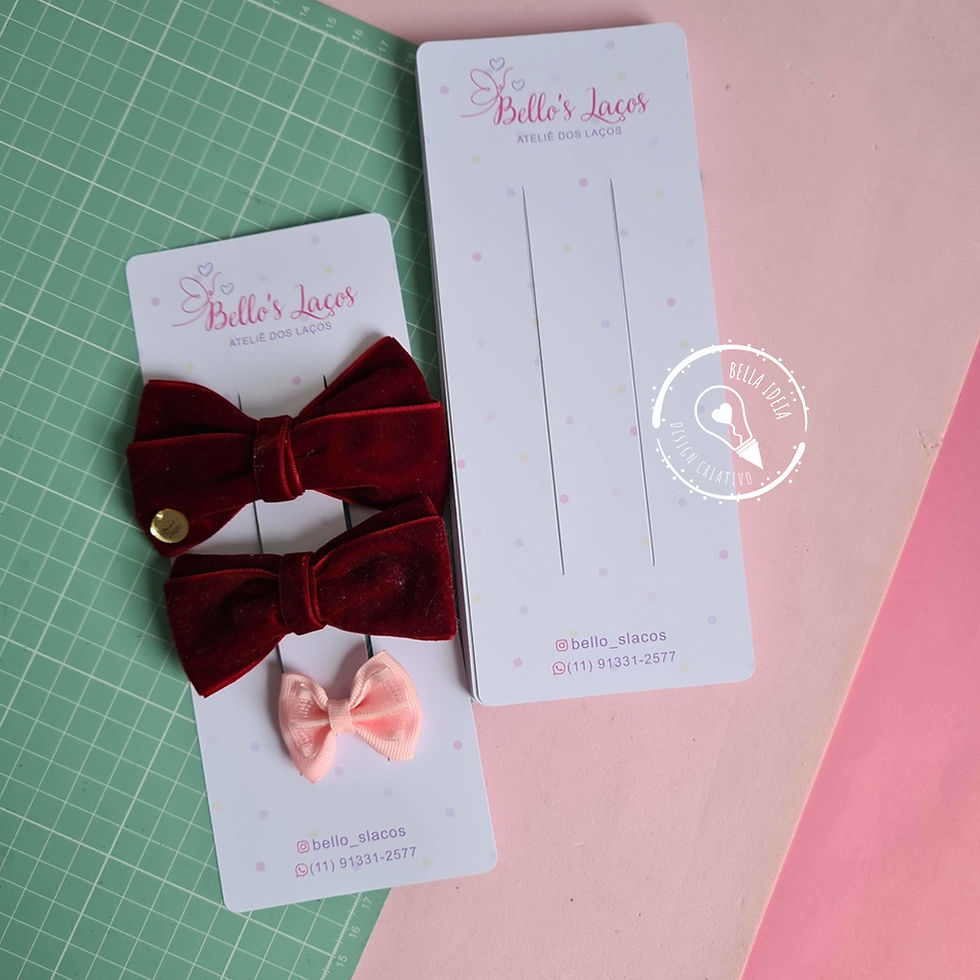 Miniatura: Tag para Laços Personalizada