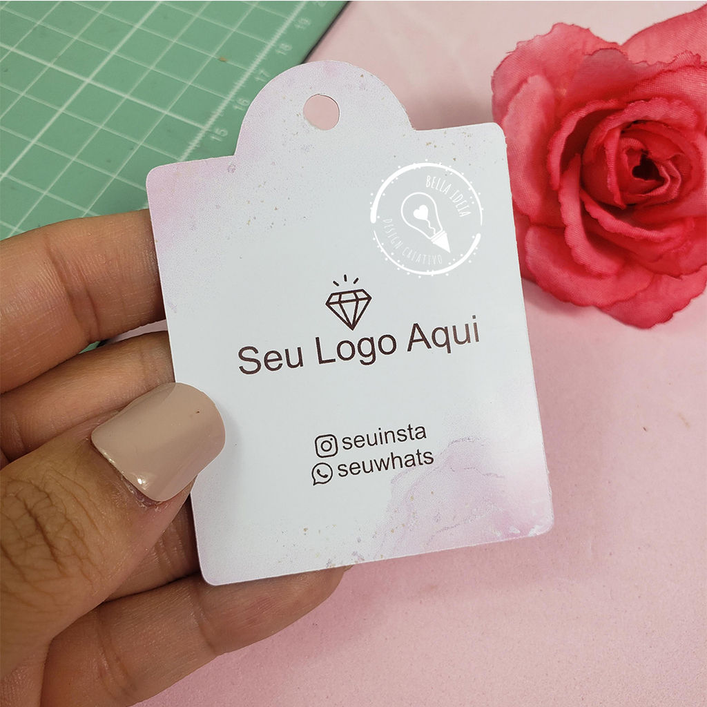 Tag Etiqueta Capelinha Personalizada